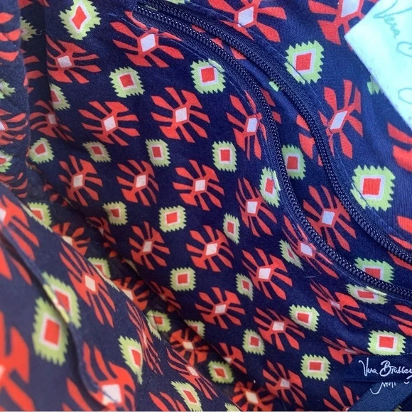 Vera Bradley Sun Valley RETIRED Print Crossbody Bag Southwest Orange Navy Sz OS - Picture 12 of 12